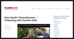 Desktop Screenshot of flashblog.com